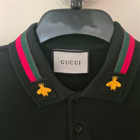 gucci bee polo fake